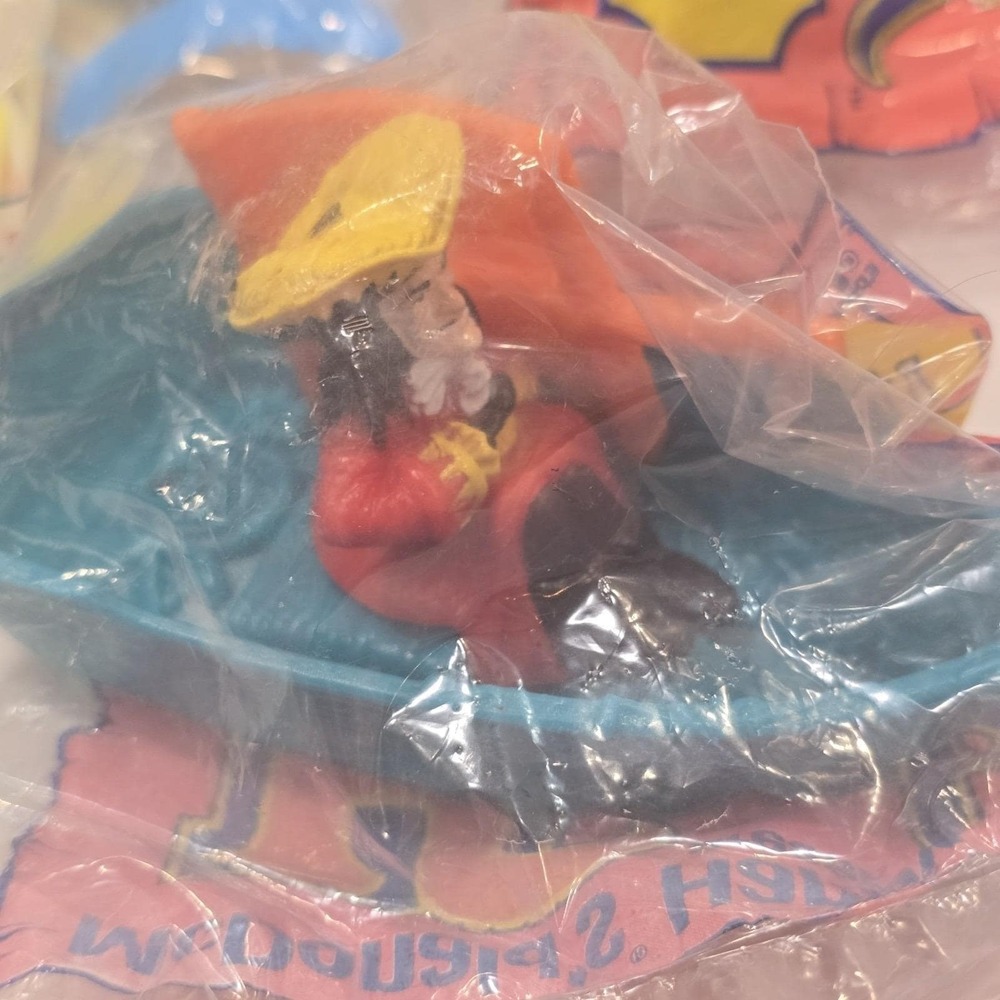 McDonalds 90s Happy Meal Toys Lot Captain Hook Peter Pan Puzzle Mermaid Figures - Picture 4 of 6
